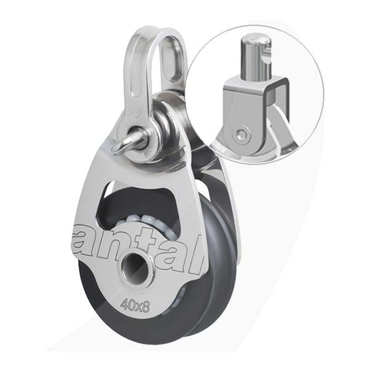 Antal 40mm Single Swivel Shackle Block