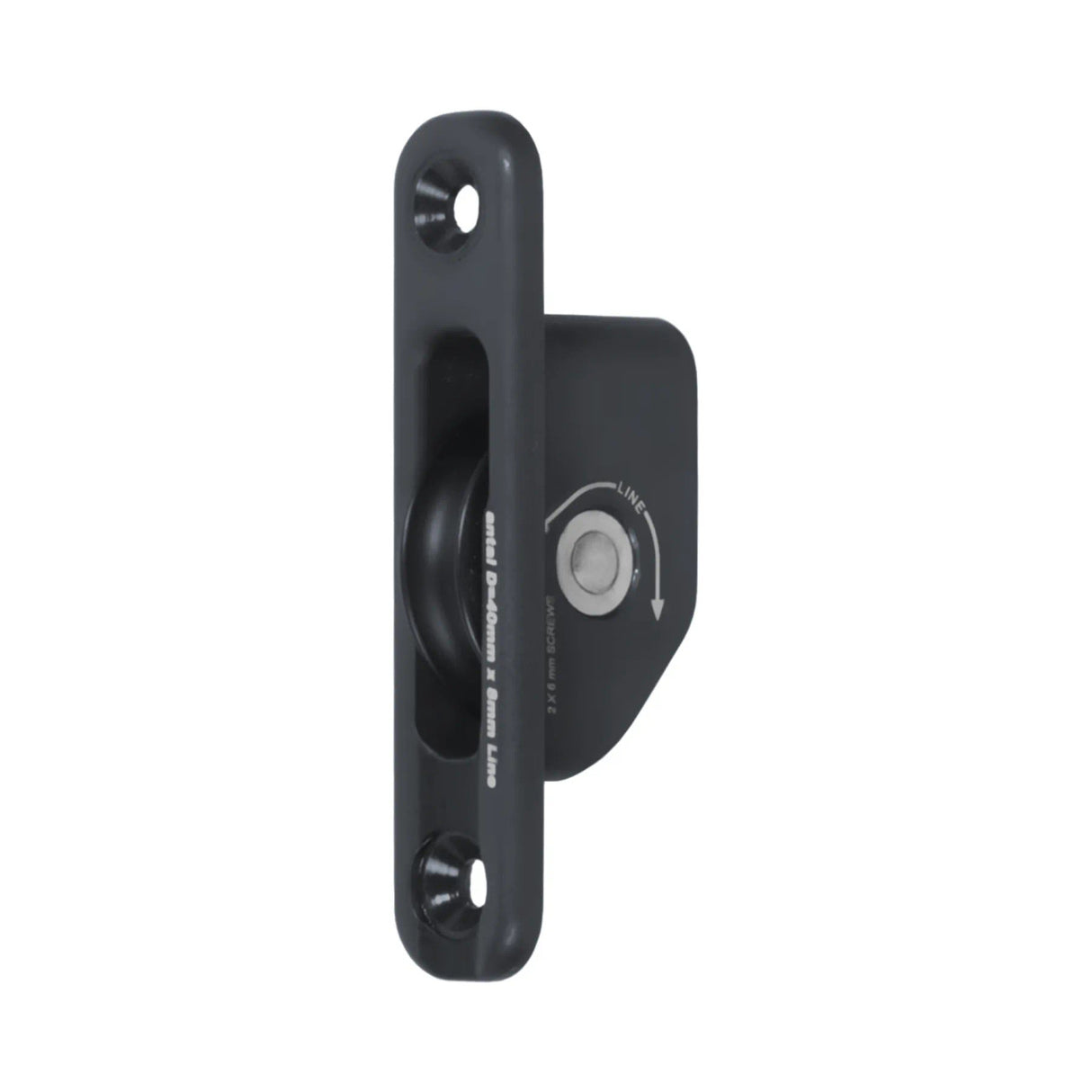 Antal 40mm Mast Block Single Sheave