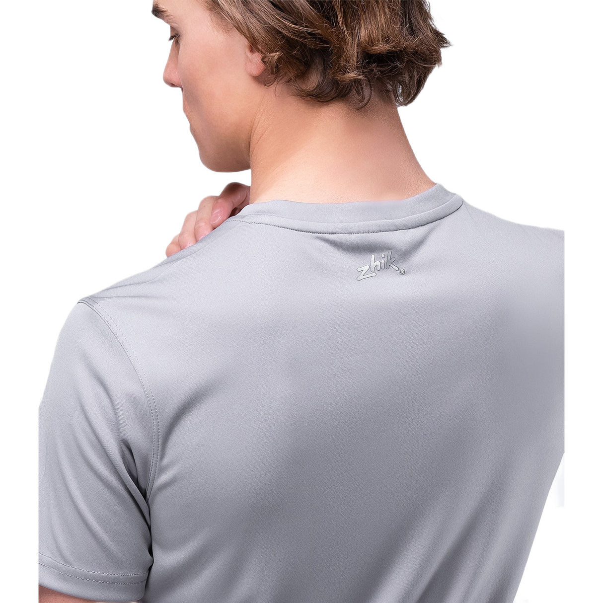 Zhik Mens UVActive Short Sleeve Top - Grey