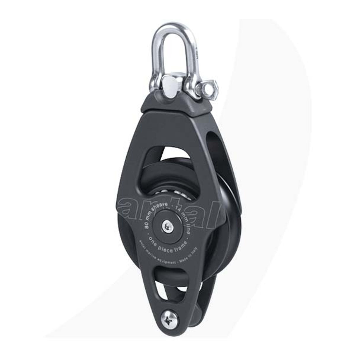 Antal 80mm OPF Single Swivel Block, Becket