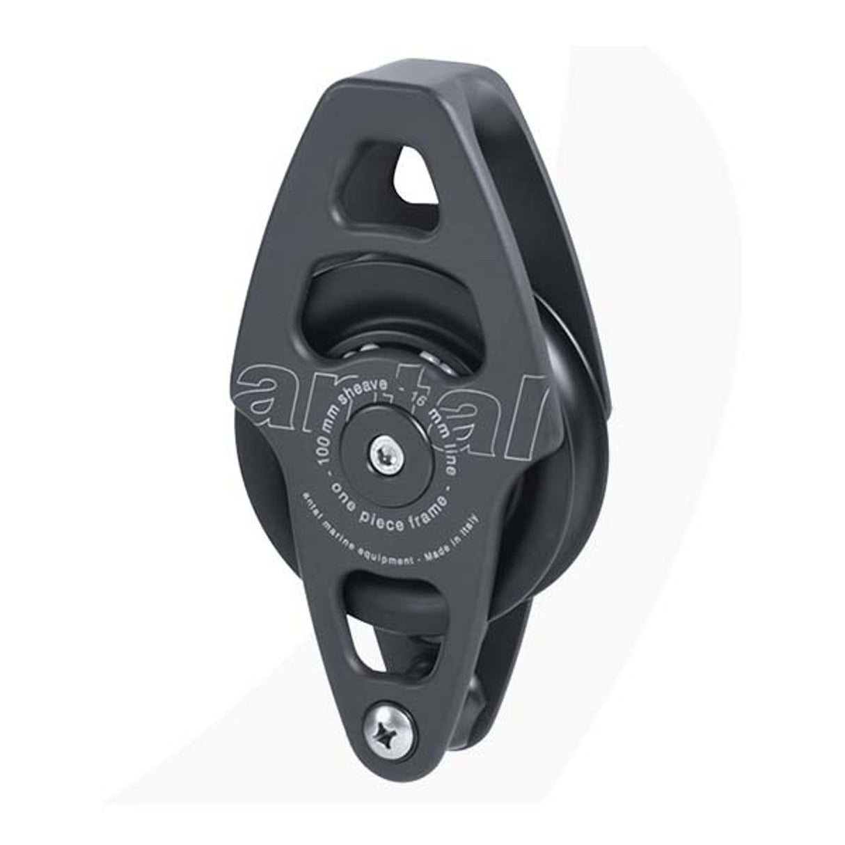 Antal 100mm OPF Single Web Block w/ Becket