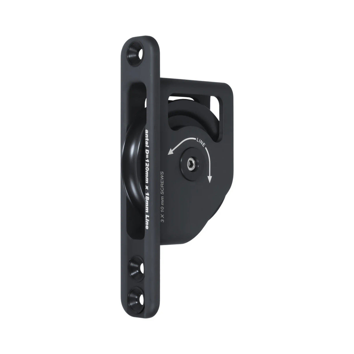 Antal 120mm Mast Block Single Sheave