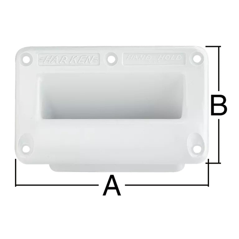 Harken Flush Mounted White Hand Hold
