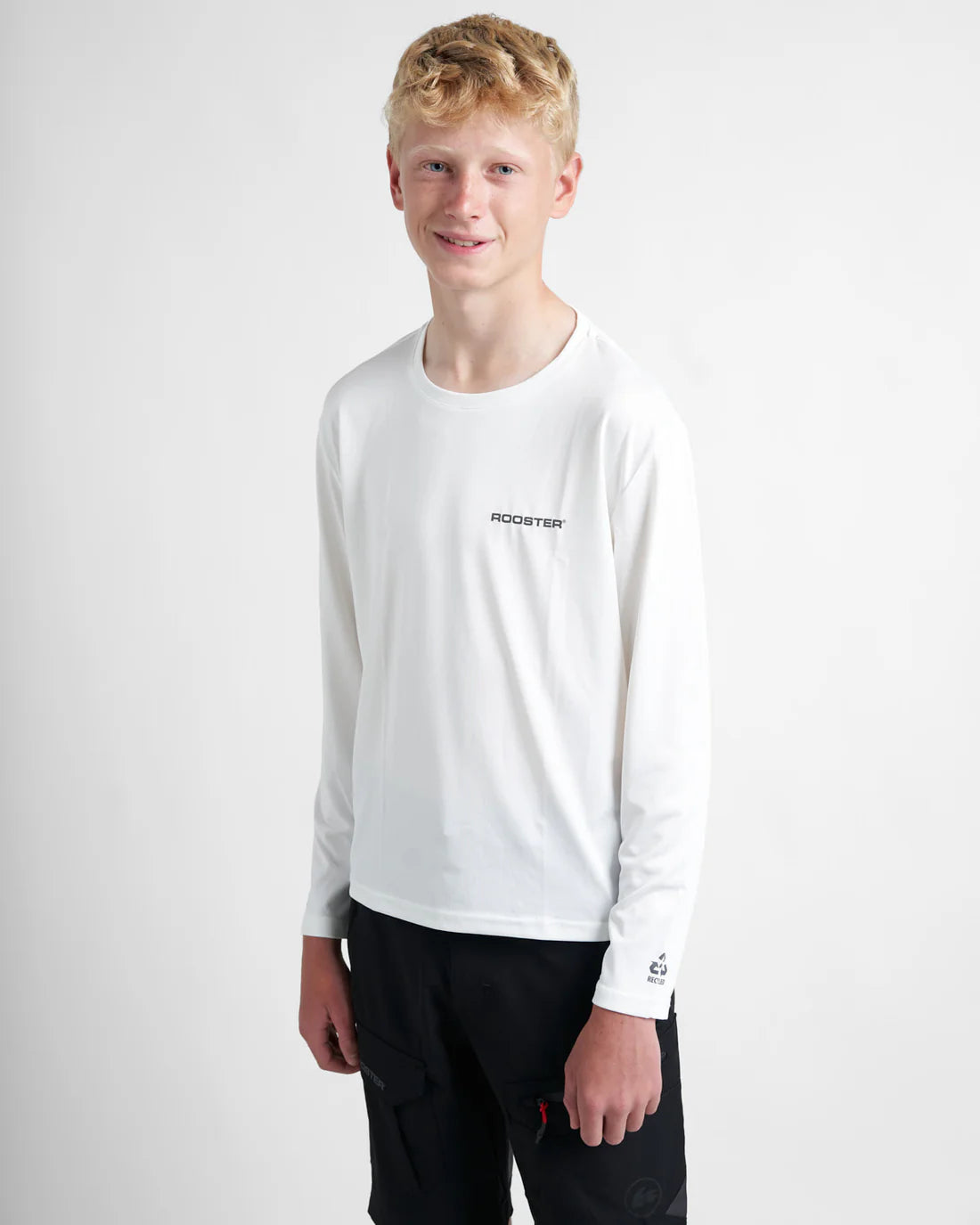 Rooster Junior Quick Dry Uvf 50+ Tech T-shirt Long Sleeved (colors)