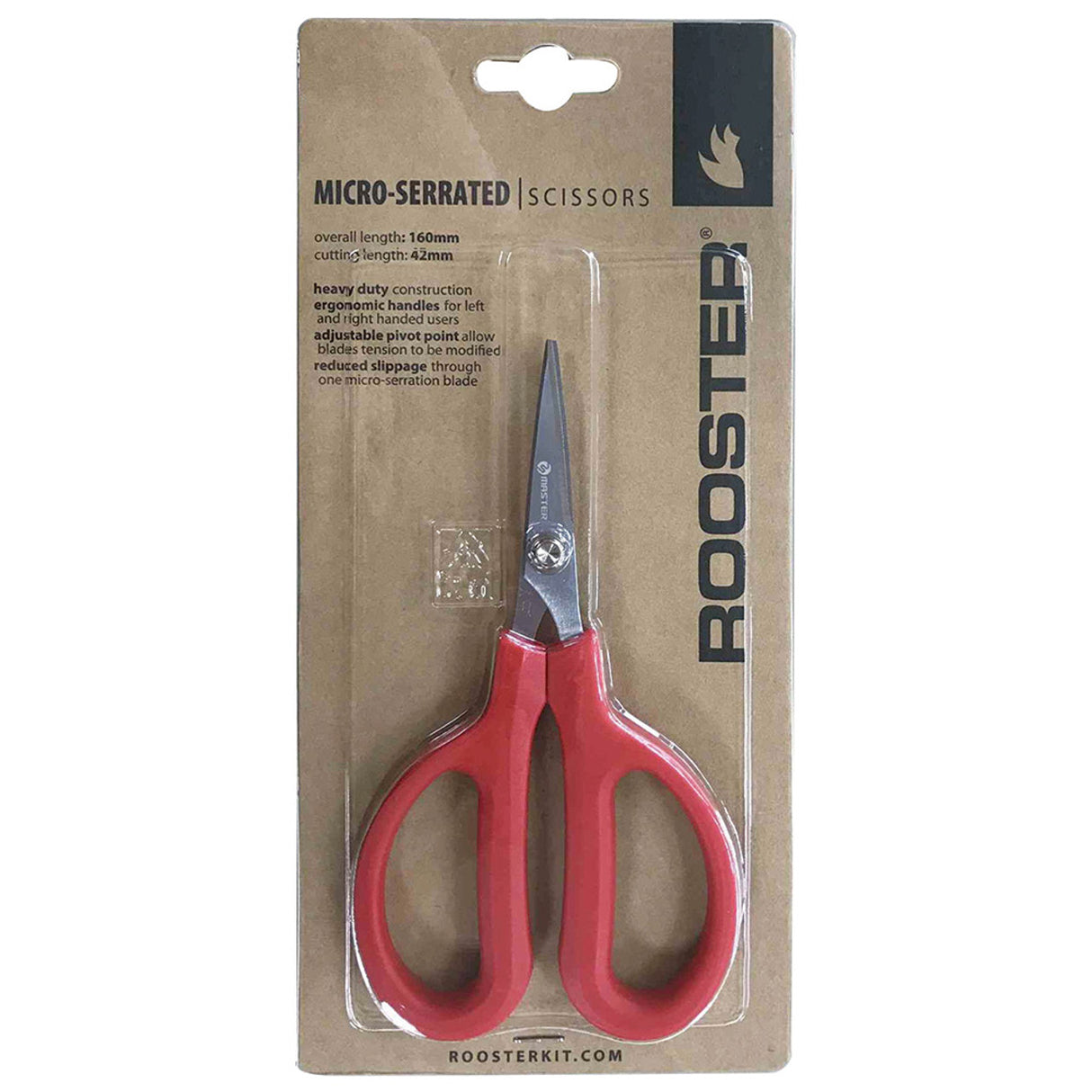 Rooster Micro Serrated Scissors