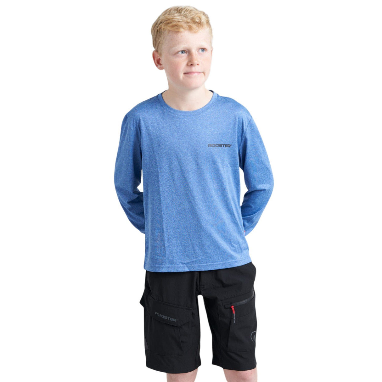 Rooster Junior Quick Dry Uvf 50+ Tech T-shirt Long Sleeved (colors)