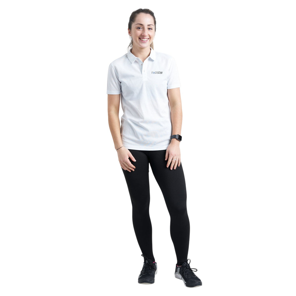 Rooster Technical Polo for Women (White)