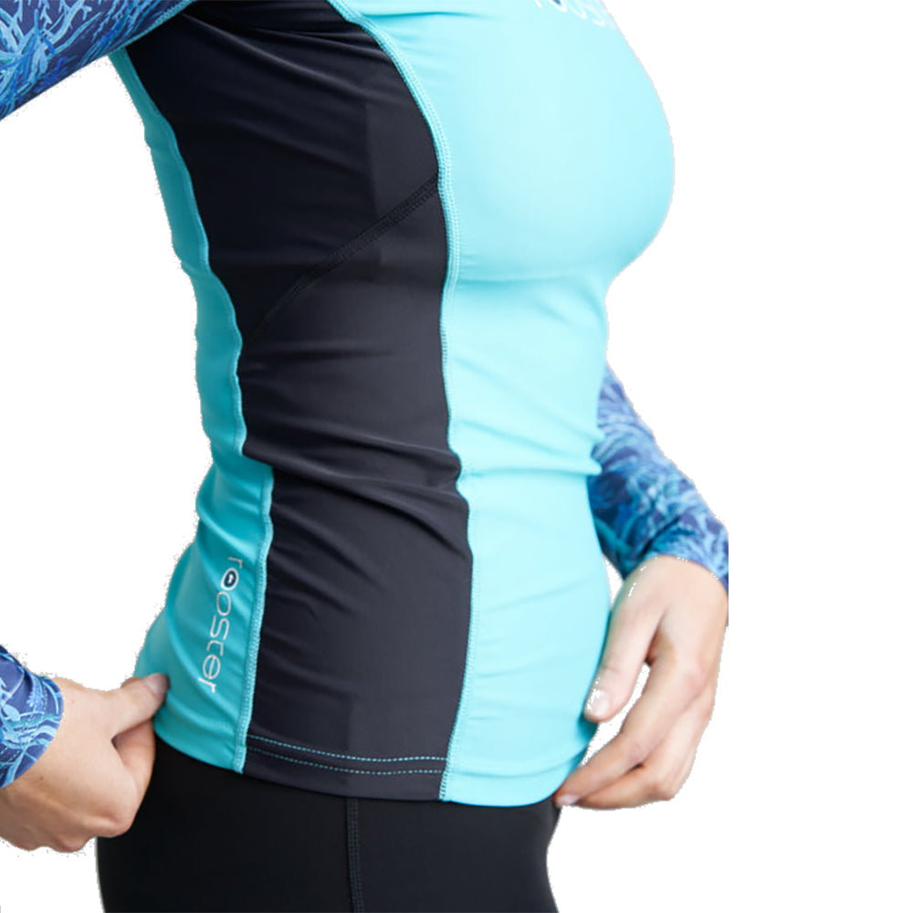 Rooster Womens Rash Top-long Sleeved