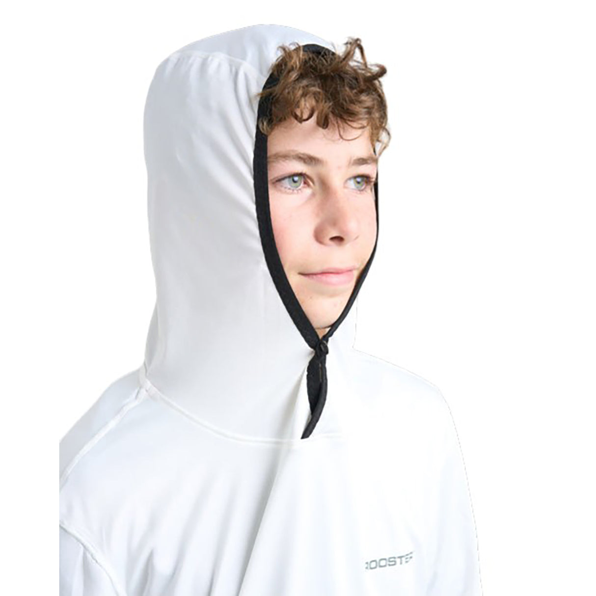 Rooster Junior Hooded Quick Dry UVF 50+ Tech T-Shirt Long Sleeved (colors)