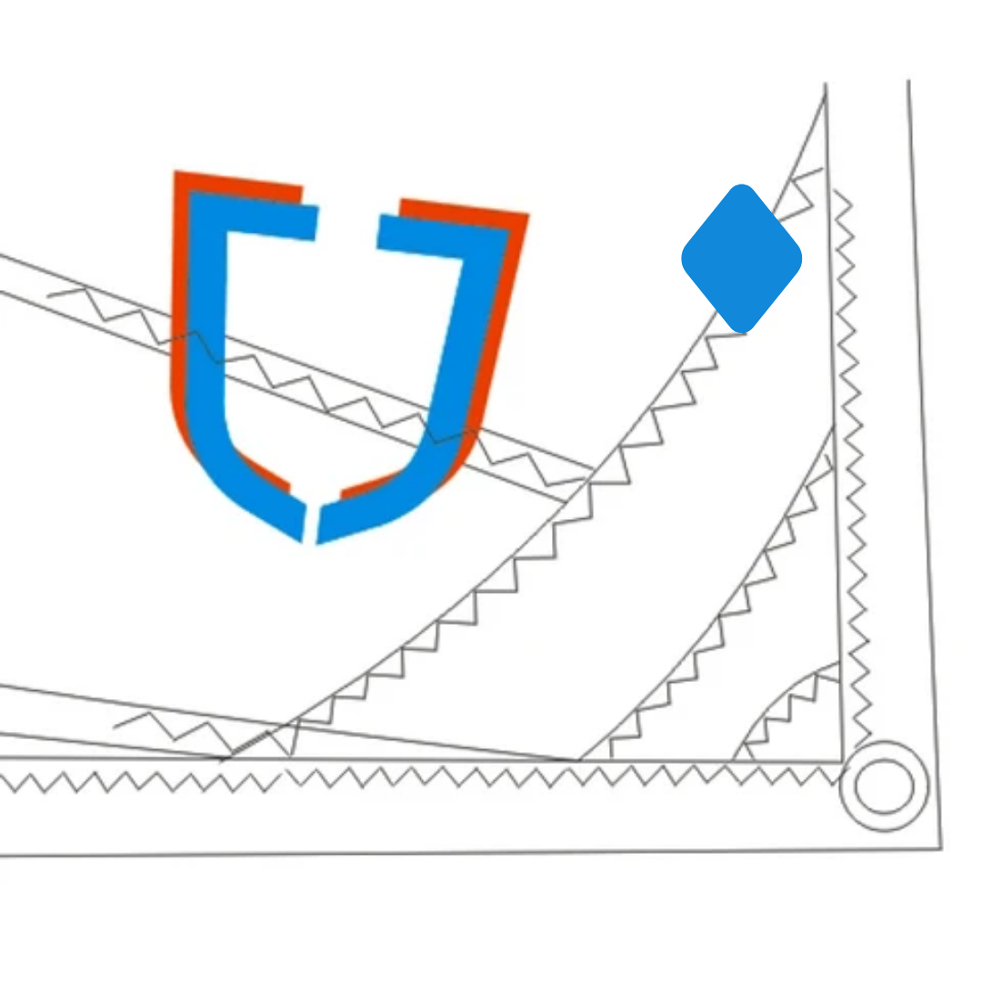 J Sail Optimist Race Sail – Blue 3.0 (75–97 lb)