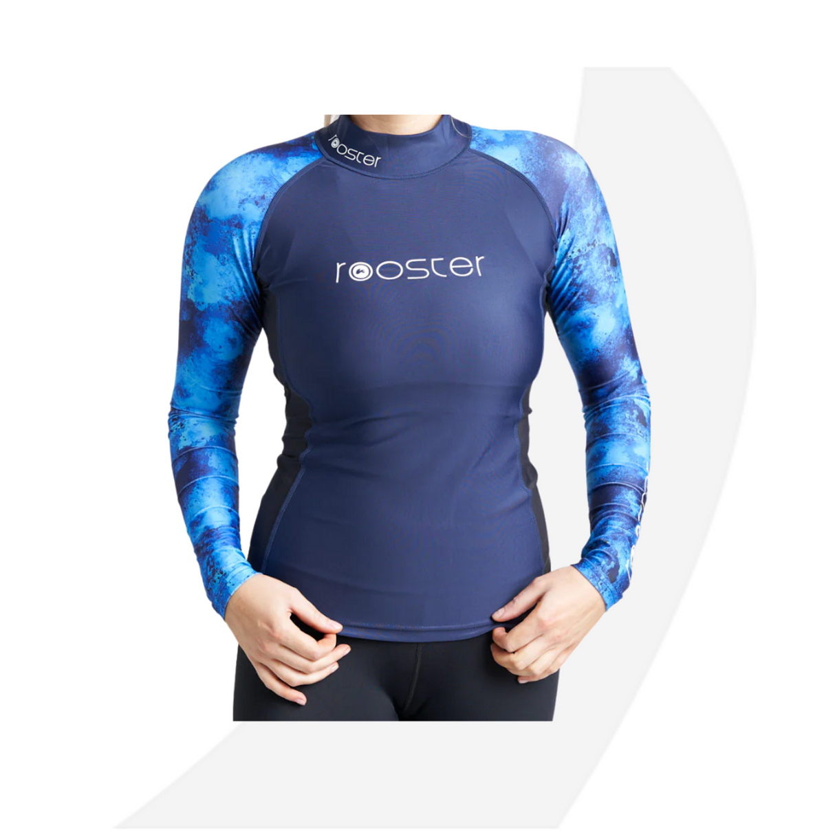 Rooster Womens Rash Top-Long Sleeved