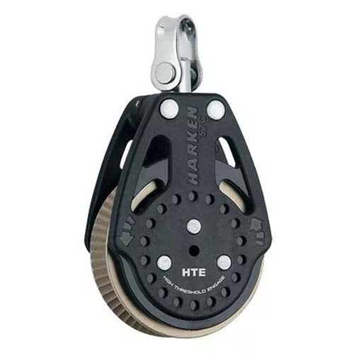 Harken 57mm Carbo Ratchamatic HTE Block, Swivel, 1.5x Grip