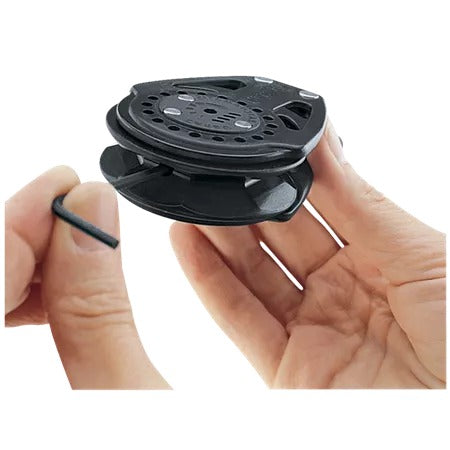 Harken 57mm Triple Carbo Ratchamatic Block Swivel w/Cam & Becket