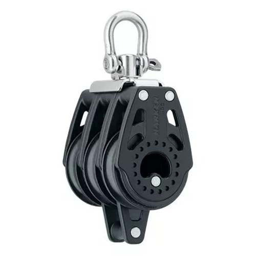 Harken 40mm Carbo Triple Swivel Block w/Becket