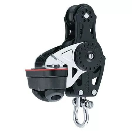 Harken 40mm Carbo Fiddle Block Swivel w/Cam Cleat