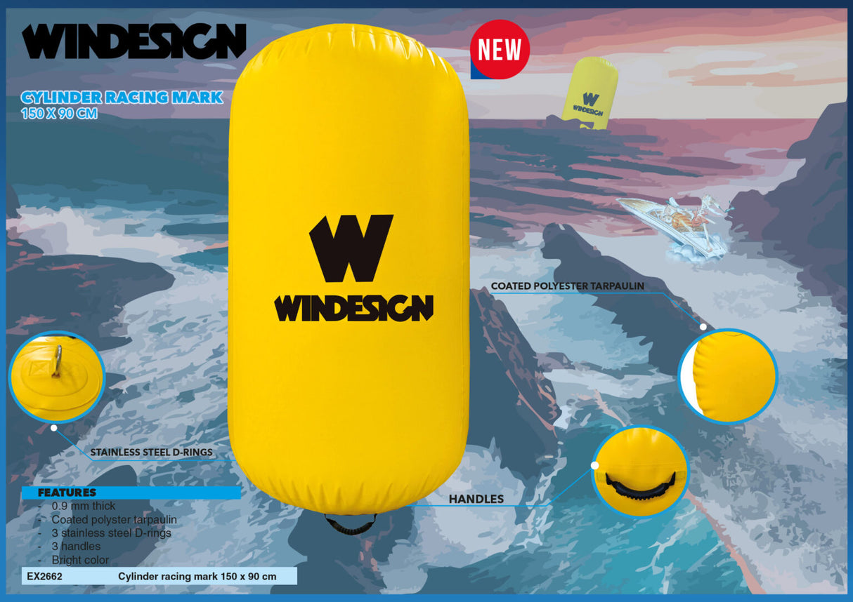 Cylinder racing mark 150 x 90 cm