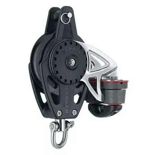 Harken 75mm Carbo Swivel Block w/Cam & Becket