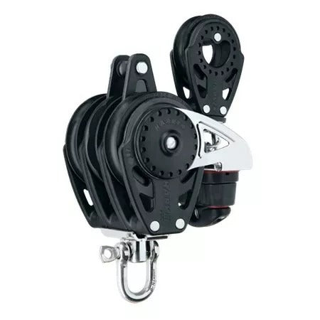 Harken 75mm Triple Carbo Ratchamatic Block Swivel w/Cam, Becket & 57mm Block