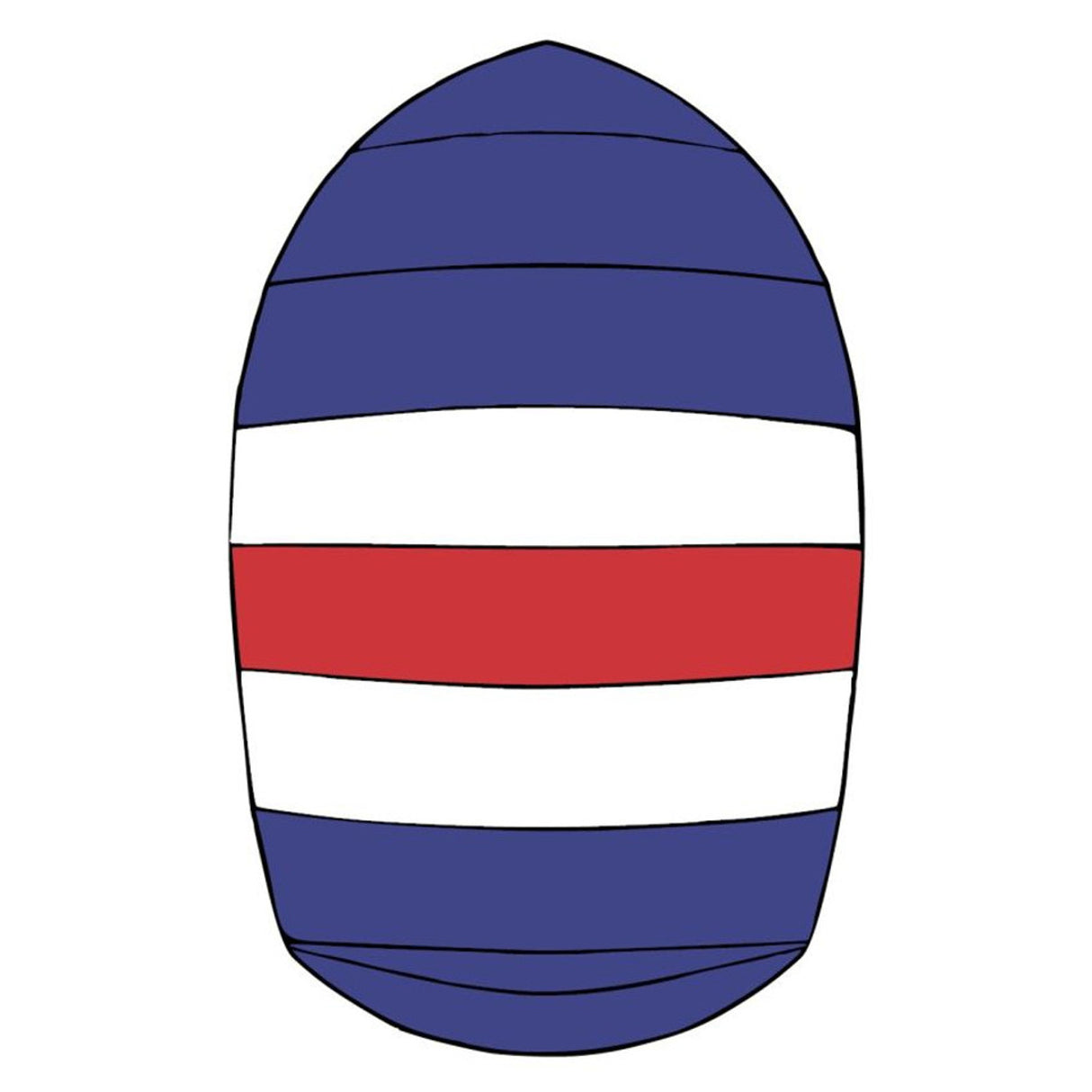 Club 420 Sail Spinnaker C420 R/W/B