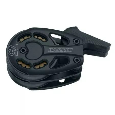 Harken 75mm Aluminum Double Footblock w/Lockoff