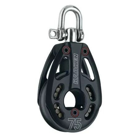Harken 75mm Aluminum Low Load Block Swivel