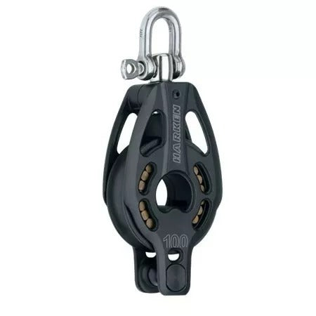 Harken 100mm Aluminum Block Swivel w/Becket