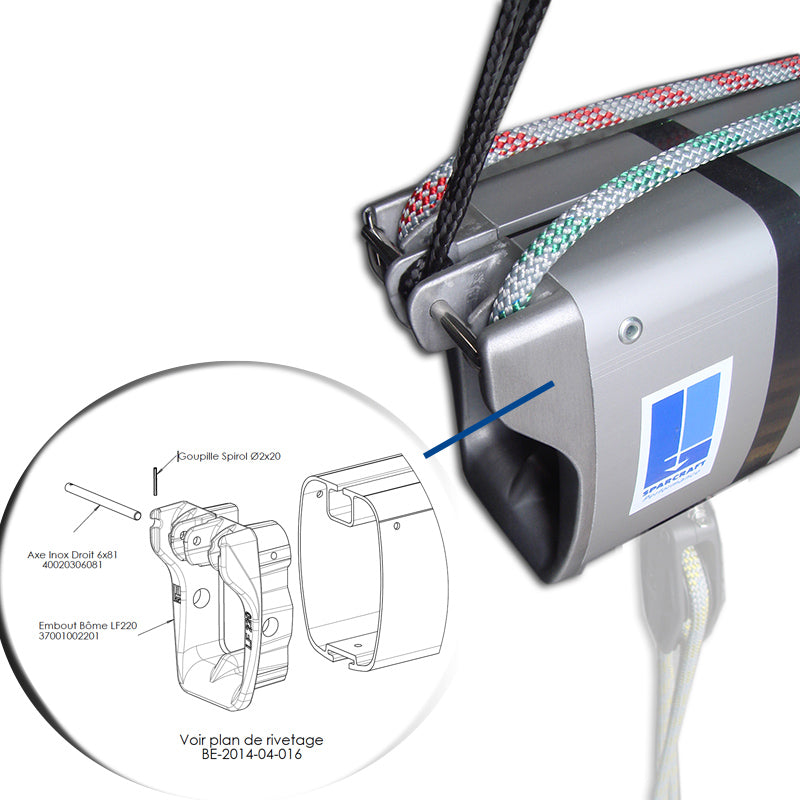 Sparcraft Complete Outboard Boom End F220 – Low Friction