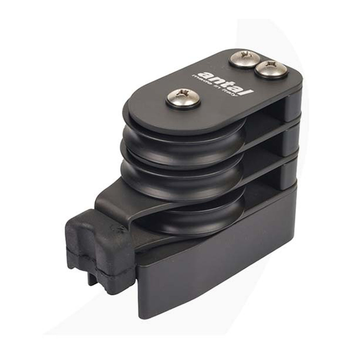 Antal 31x21 Track End Fitting, Triple Sheave, Becket