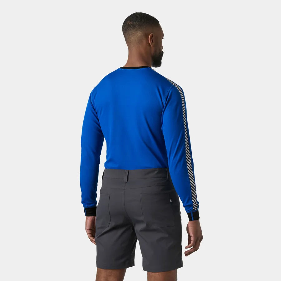 Helly Hansen Men's HH Lifa Stripe Long-Sleeve Crew Base Layer