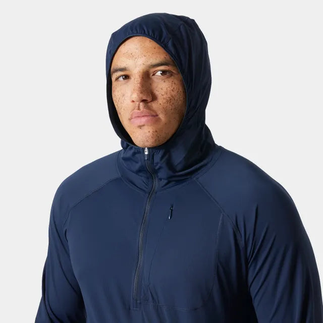 Helly Hansen Men's Shine Solen Half-Zip Sun Hoodie