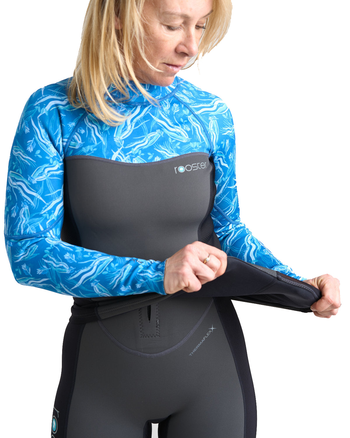 Rooster WomensThermaFlex 1.5mm Top- SEAGRASS