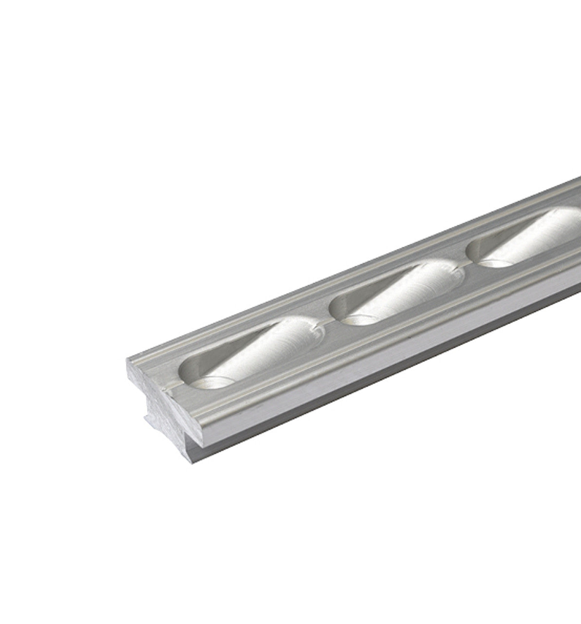 Antal 40X8 Automatic T-Track, Silver Anodize (p/m)