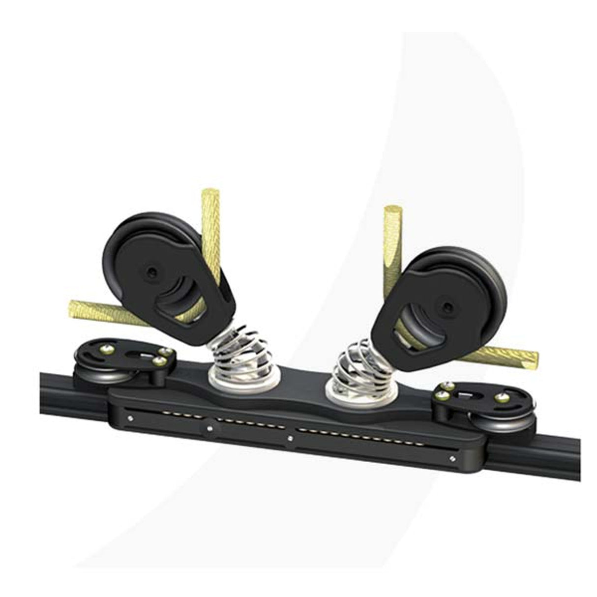 Antal 47x31 Maxi Track 430 BB Car, 2 Shackles, Single Control Sheaves