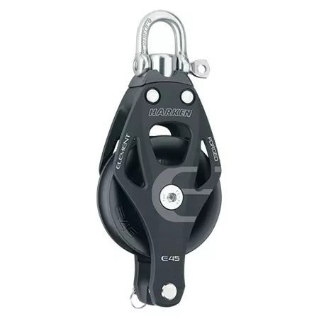 Harken 45mm Aluminum Element Single Swivel Block w/Becket