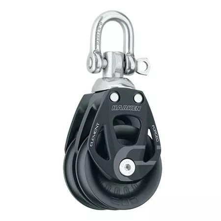 Harken 80mm Aluminum Element Double Swivel Block