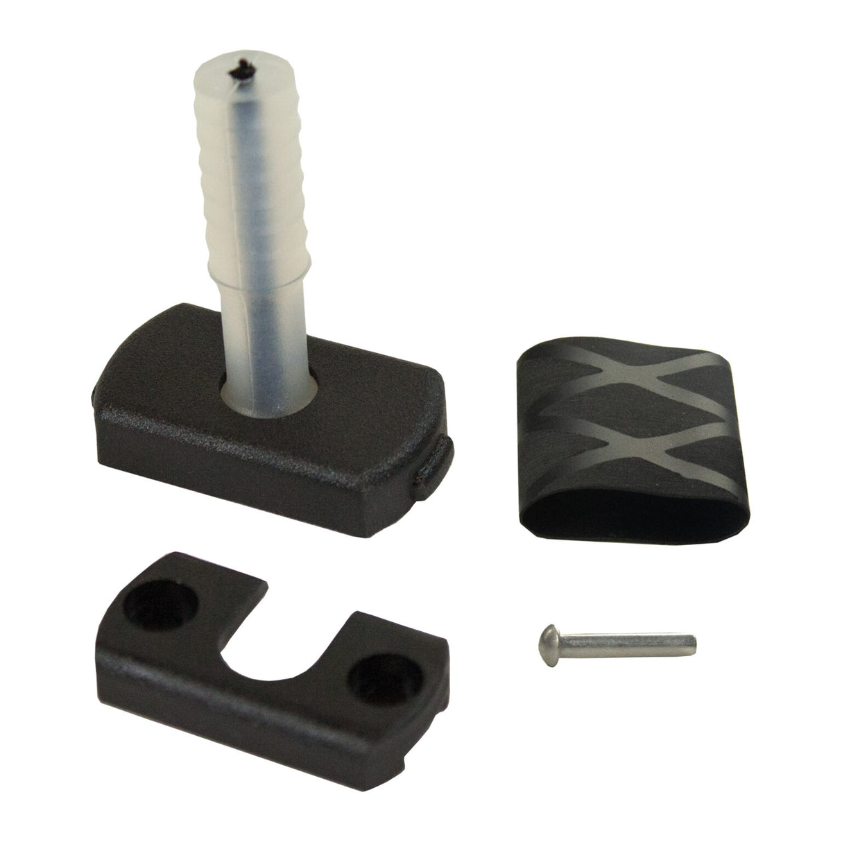 Universal, Releasable rubber joint with rope core for 20 mm tiller extension