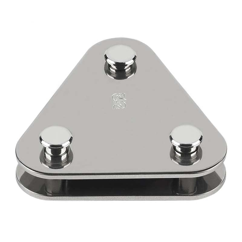 Schaefer Triangle Plate, 1/2" Upper Pin. 3/8" Lower Pins — 84-98