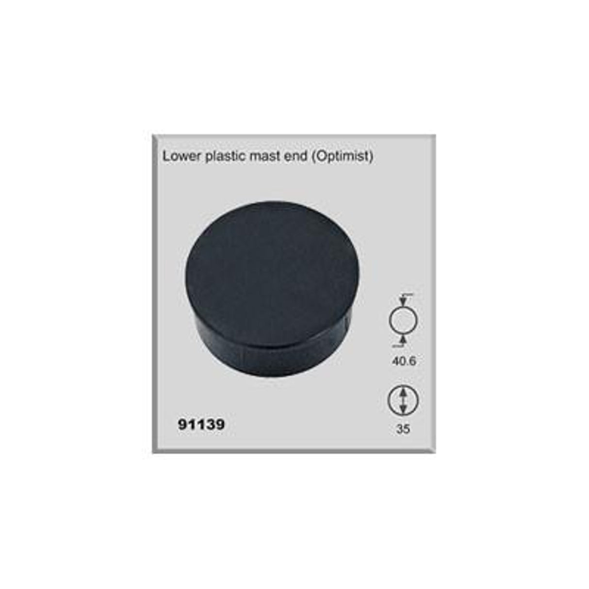 91139 - Lower Plastic Mast End - Set Of 2 Pieces
