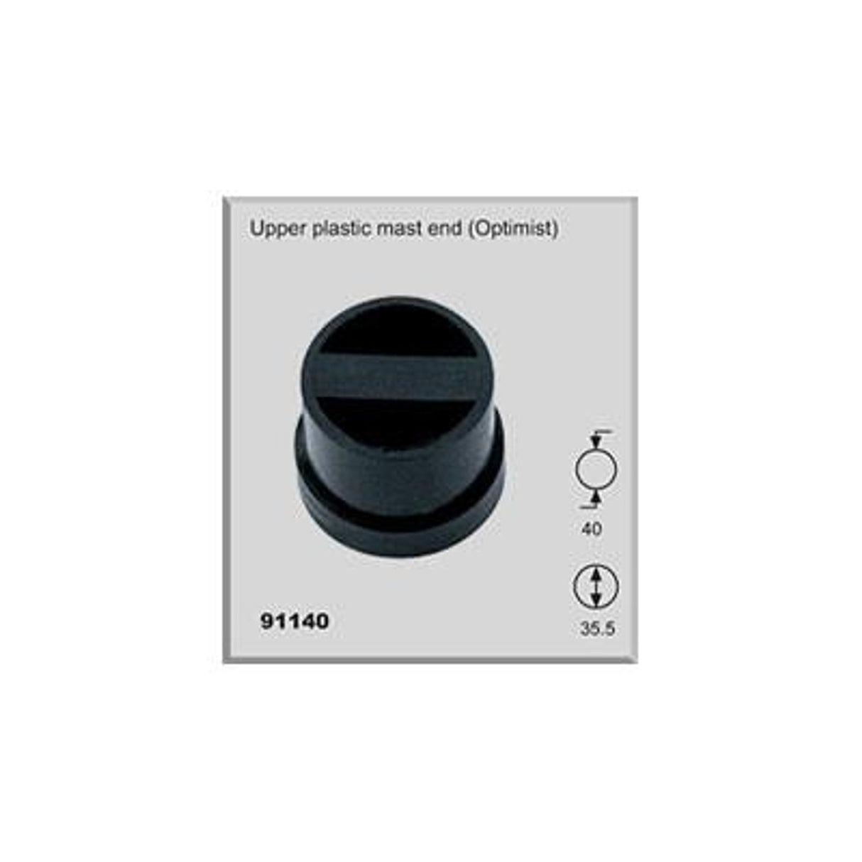 91140 - Upper Plastic Mast End- Set Of 2 Pieces