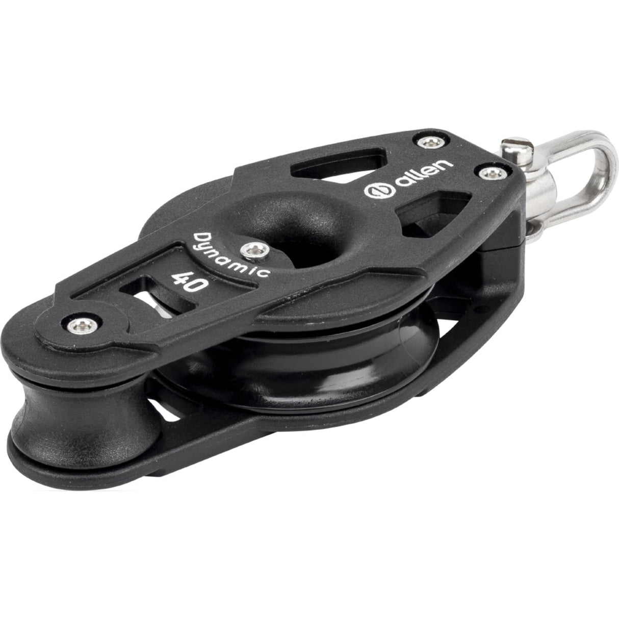 Allen Brothers 40mm Dynamic Fiddle Block with Swivel and A..77 Cleat