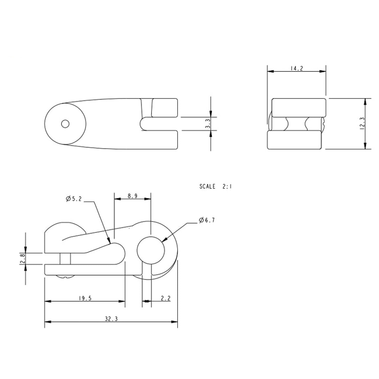 Allen Brothers 4mm Nylon Jib Hank