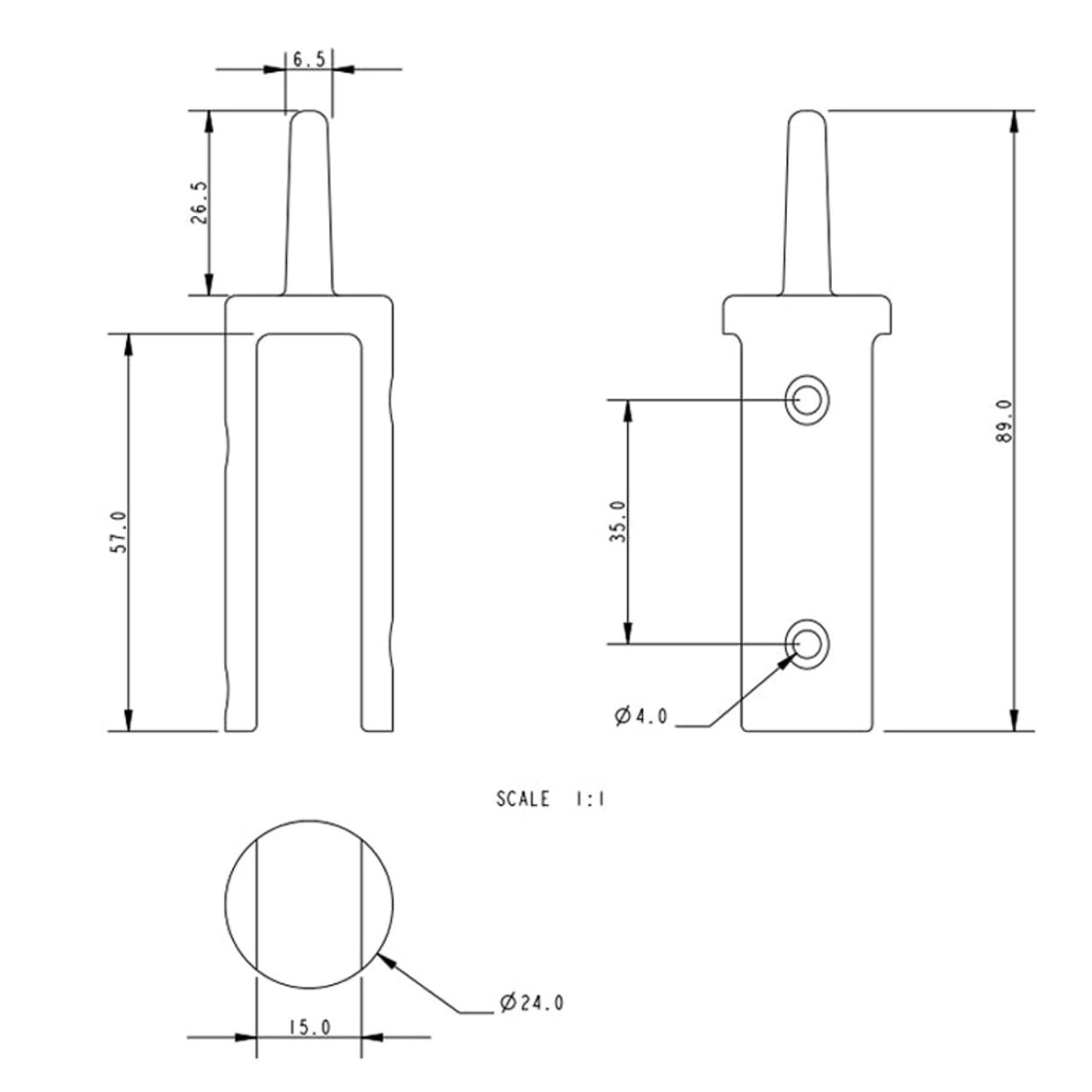 Allen Brothers 14-25MM Extension Jib Stick Spike