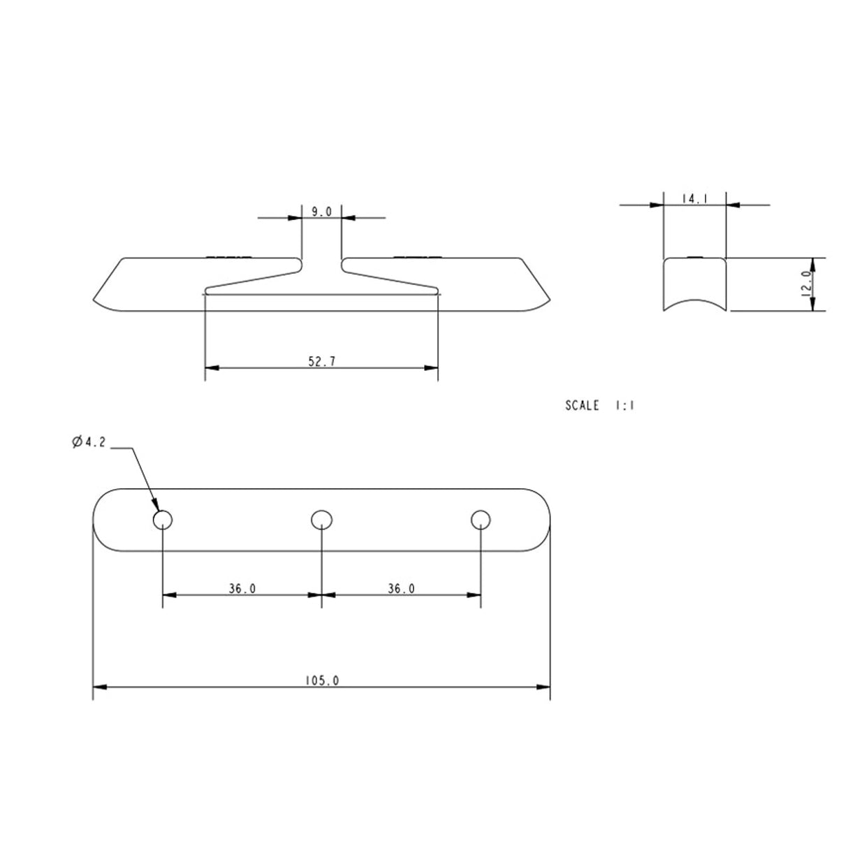 Allen Brothers 6MM Nylon Spinnaker Pole Cleat