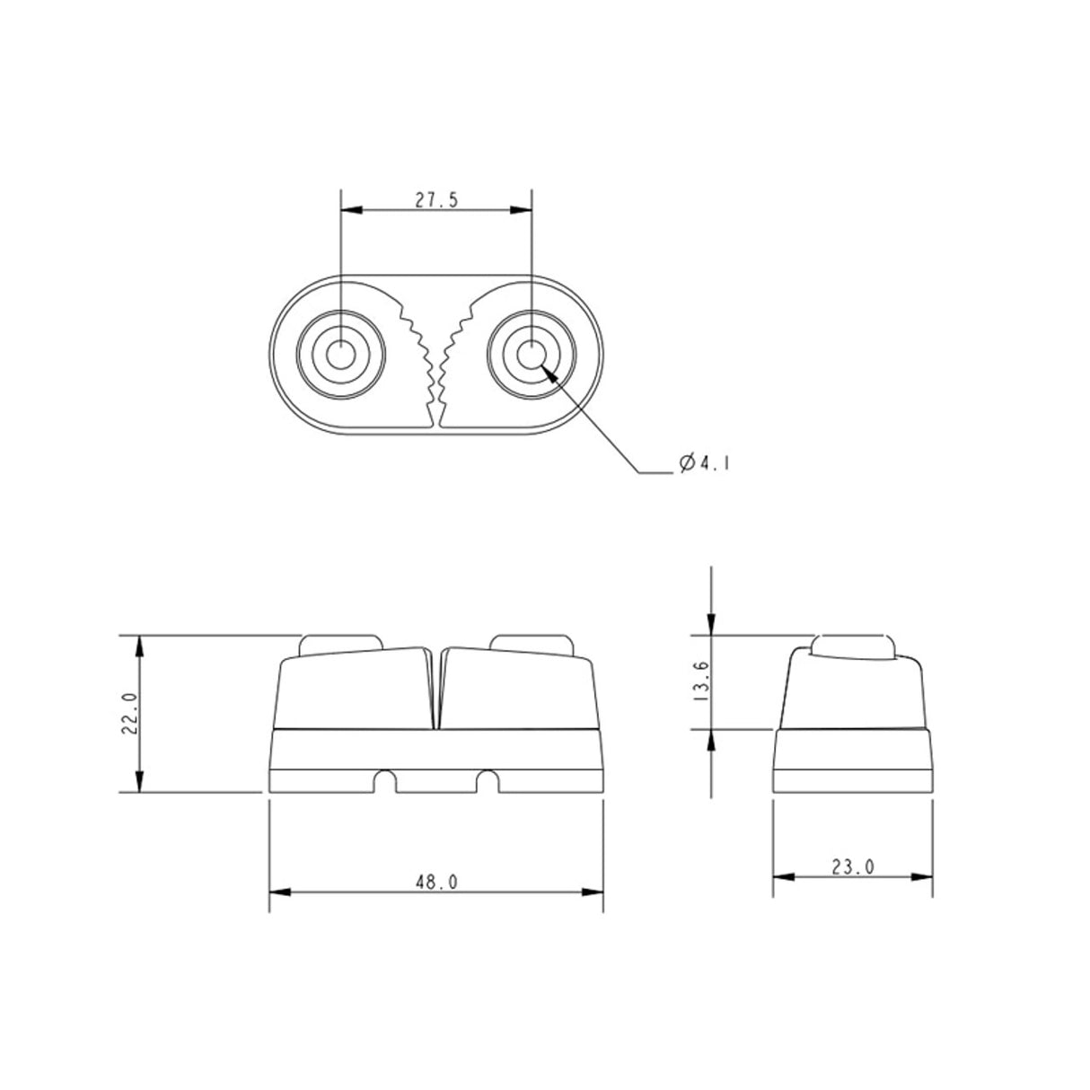 Allen Brothers Small Composite Cam Cleat