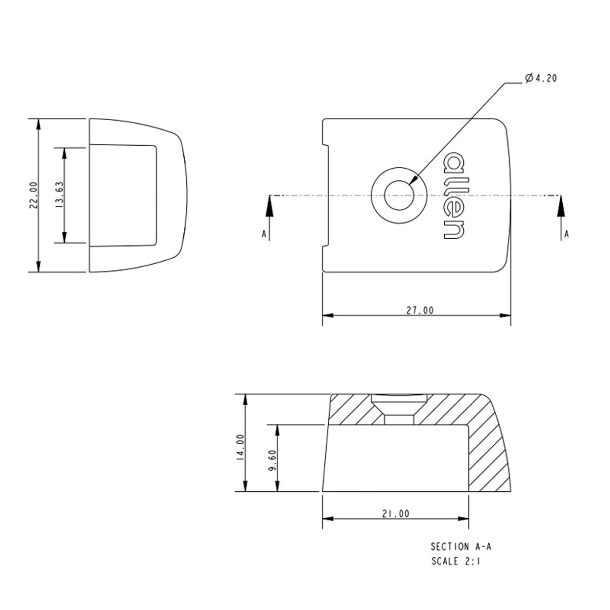 Allen Brothers Track End Stop for A.816 / A.819