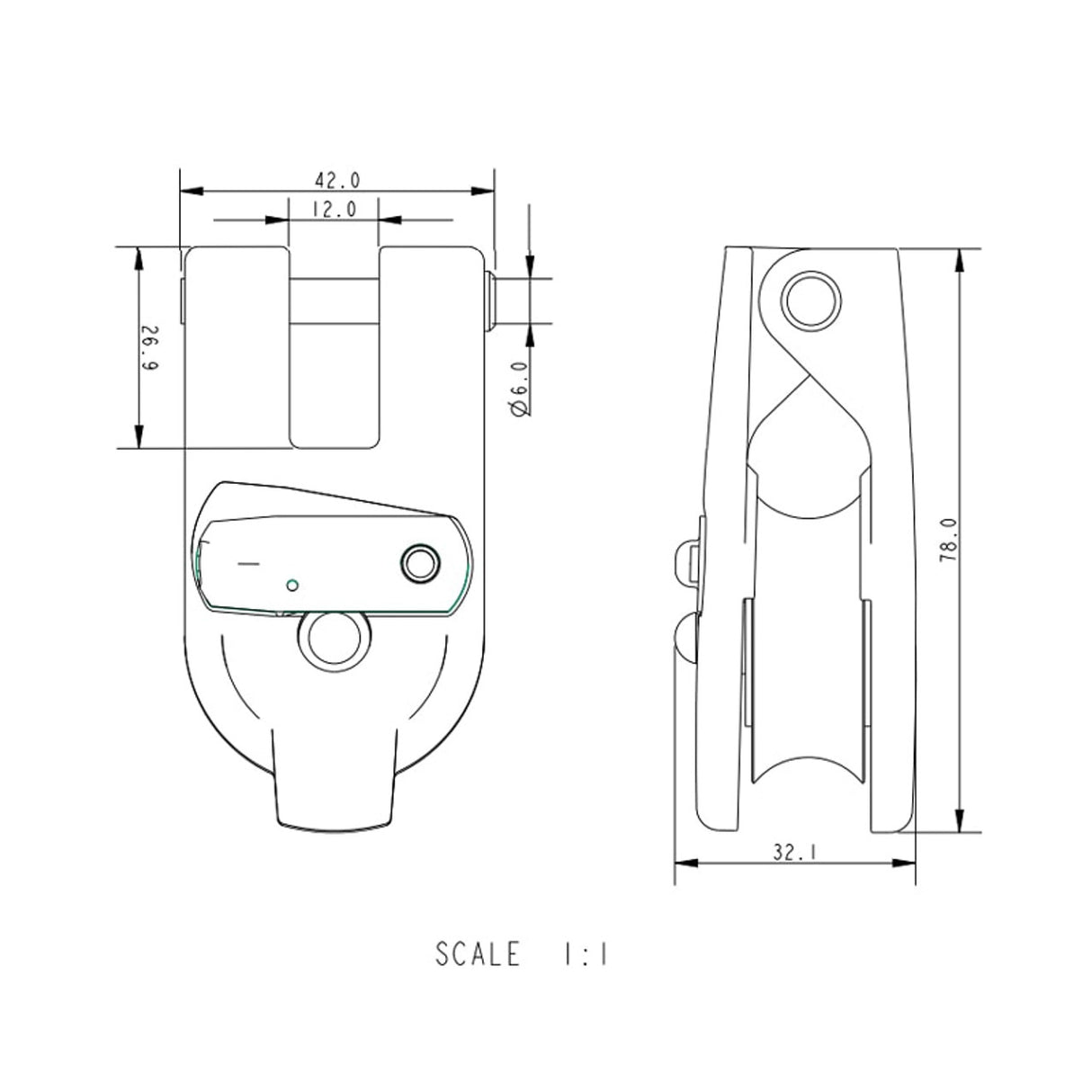 Allen Brothers 40MM Dynamic Snatch Block