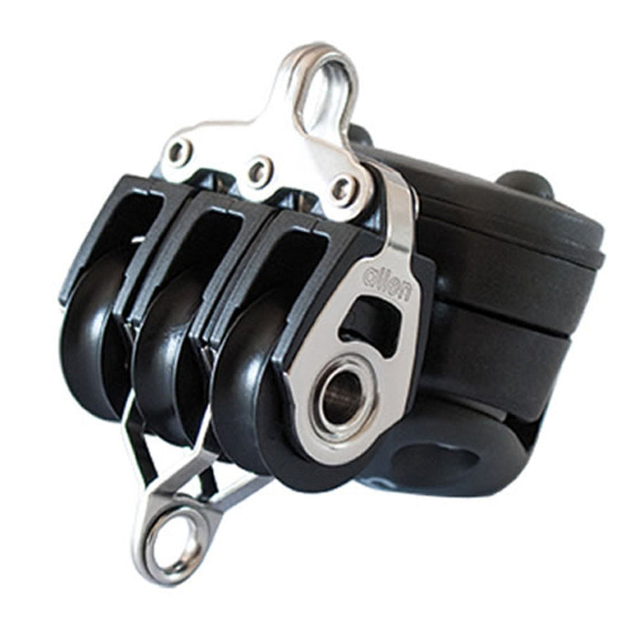 Allen Brothers 30mm Dynamic Triple Block with Inverted Cleat and Becket