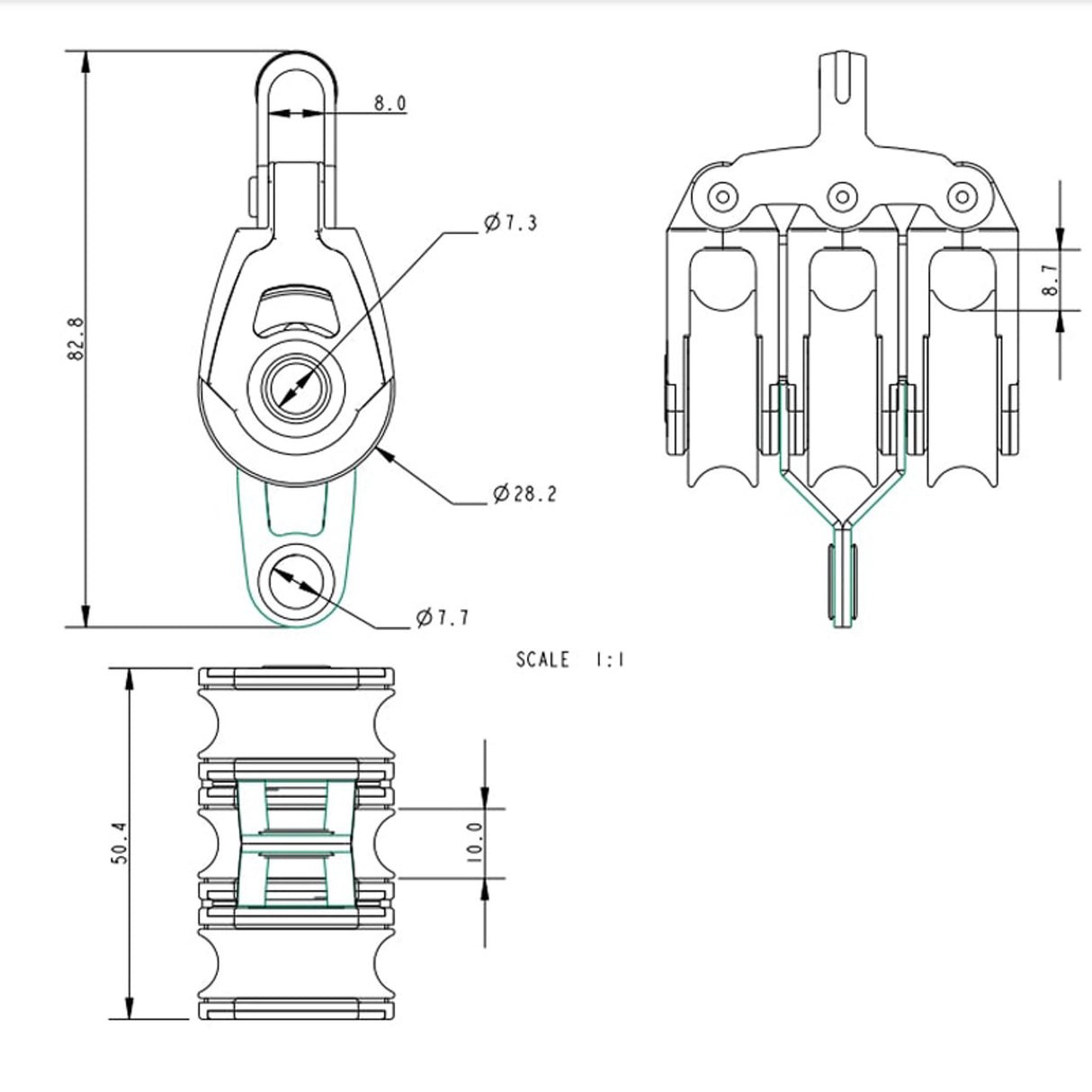 Allen Brothers 30MM Dynamic Triple Fixed/Becket
