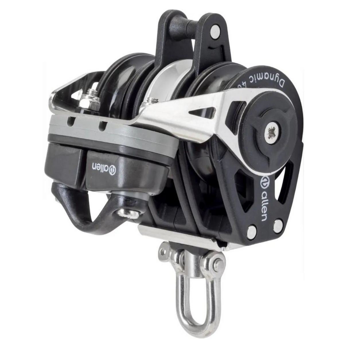 Allen Brothers 40 mm Triple With Becket, Ratchet & Adjustable Cam Cleat Block