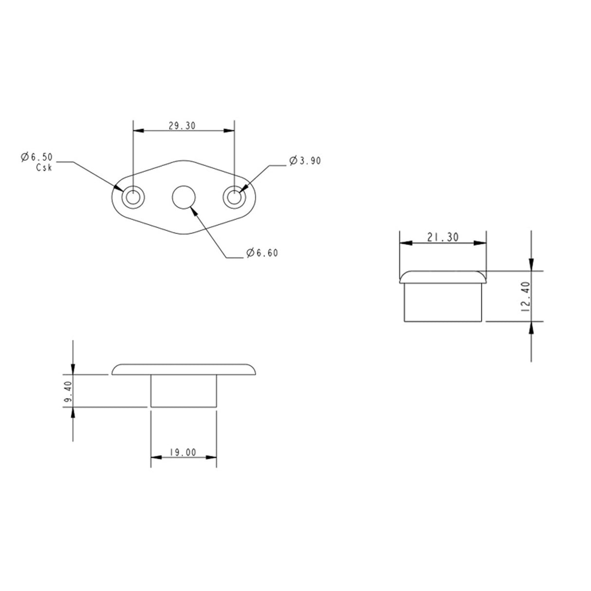 Allen Brothers 6MM X 19MM Deck Bush and Liner